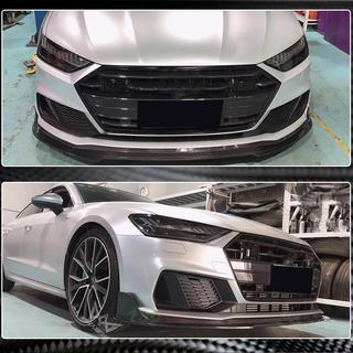 Frontspoiler læbe til forreste kofanger Lip (til S-Line 2018-2022, carbon) foto 3
