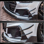 Audi A7 2018– Frontspoiler-læbe til kofanger (til S-Line 2018-2022, carbon) foto 5