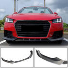 Audi TT 2014–2023 Frontspoiler-læbe til kofanger Lip V2 (til Base, 2014-2019, Carbon) foto 1