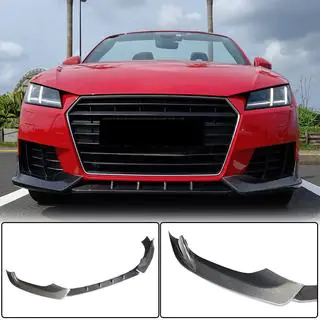 Frontspoiler-læbe til kofanger Lip V2 (til Base, 2014-2019, Carbon) foto 1