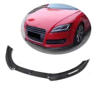 Frontspoiler-læbe til kofanger Lip V1 (2006-2010, Carbon) foto 1