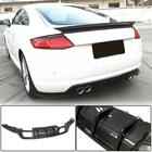 Audi TT 2014–2023 Diffuser til bagkofanger (til Base, 2014-2019, Carbon) foto 1