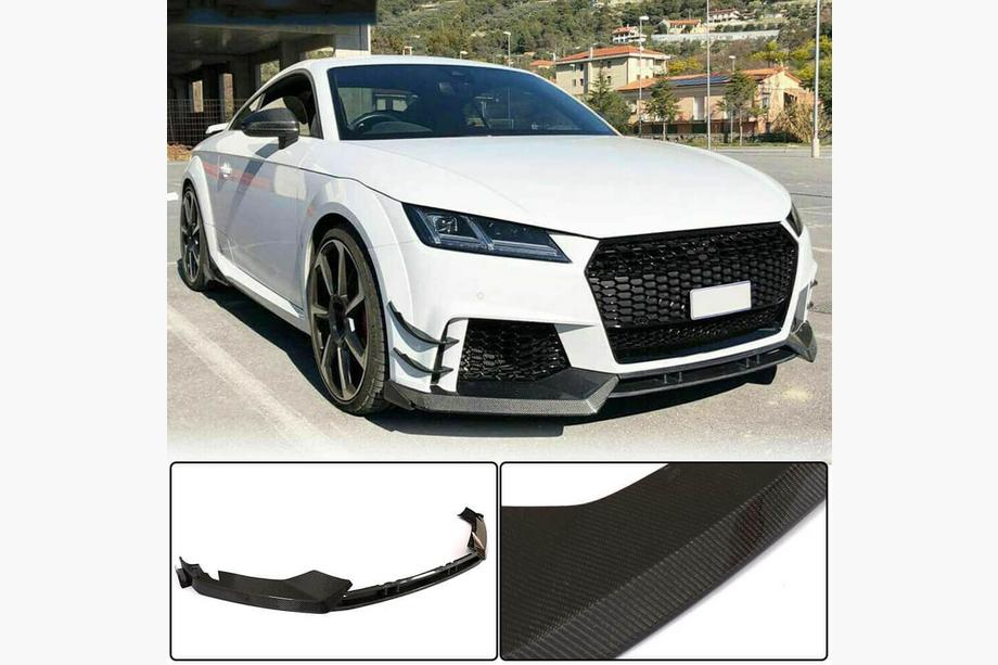 Audi TT 2014–2023 Frontbamber-læbespoiler Lip (til RS, 2016-2019, carbon) Image