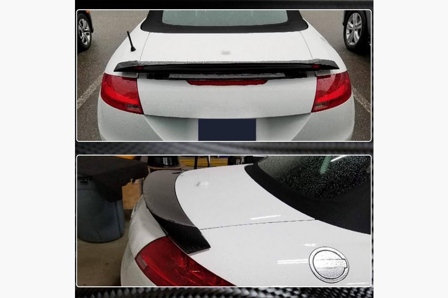 Audi TT 2006–2014 Spoiler V1 (kulfiber) Foto 5
