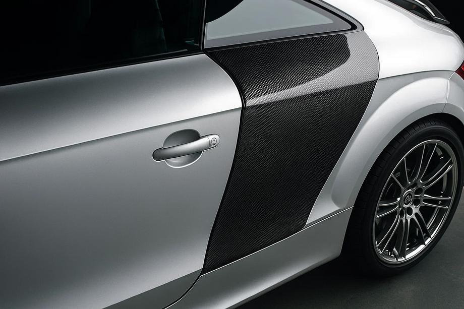 Audi TT 2006–2014 Kulfiberdæksler til bageste kvartpanel (Coupé, kulfiber) Image