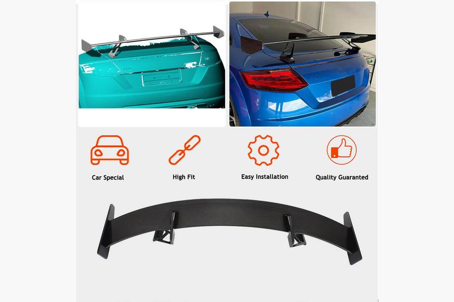 Audi TT 2014–2023 Spoiler V2 (kulfiber) Foto 2