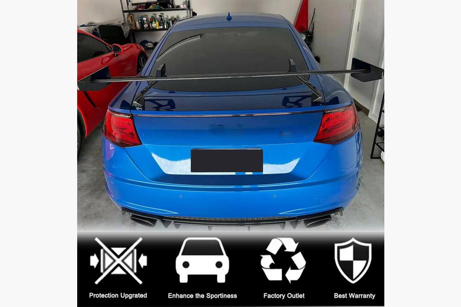 Audi TT 2014–2023 Spoiler V2 (kulfiber) Foto 3