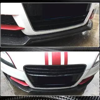 Frontspoilerlæbe til forreste kofanger Lip V2 (Carbon) foto 3