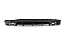 Mercedes S-class C217 Coupé 2014–2020 Bageste diffuser med udstødningstipper Silver (2018-2020) foto 3