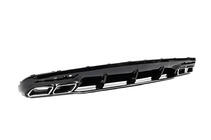 Mercedes S-class C217 Coupé 2014–2020 Bageste diffuser med udstødningstipper Silver (2018-2020) foto 5