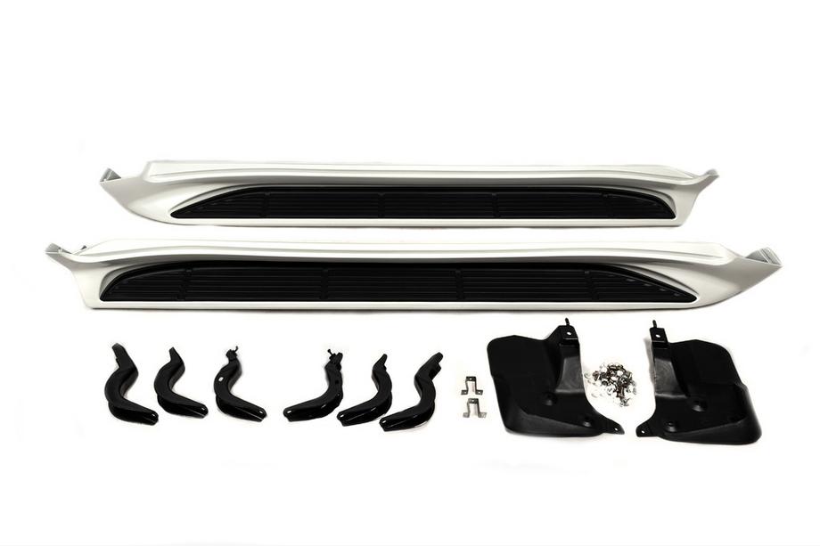 Lexus LX570/450d 2008–2022 Sidetrin V2 Sort farve Foto 3