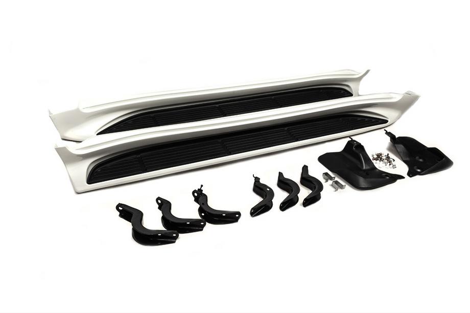 Lexus LX570/450d 2008–2022 Sidetrin V2 Sort farve Foto 2