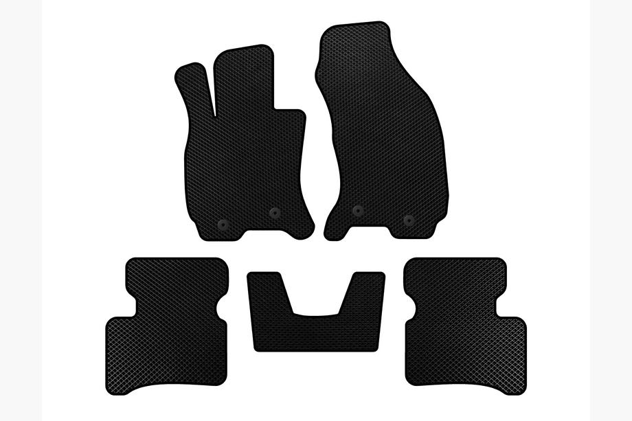 Jaguar X-Type 2001–2009 EVA-bilmåtter (SD, gulvmonteret speederpedal, sort) Image
