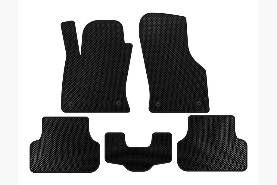 Seat Leon 2013–2020 EVA-gulvmåtter (2013-2016, SW, Sort) Image