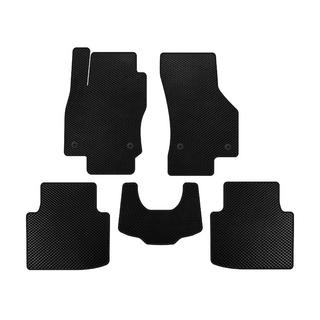 EVA-bilmåtter (med poteaftryk, sort) Skoda Superb 2015–2024