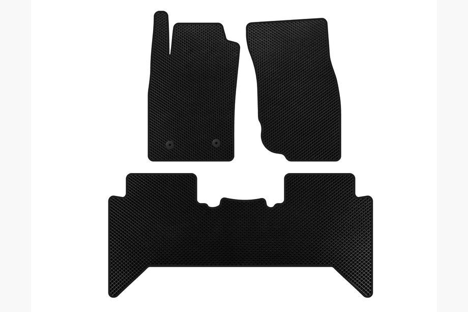 Toyota Hilux 2006–2015 EVA V2 gulvmåtter (sorte) Image