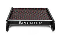 Mercedes Sprinter W907/W910 2018– Hylde til instrumentbord (sort med rød syning) foto 2
