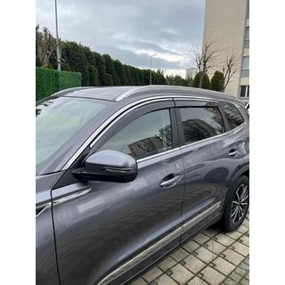 Vindafvisere med kromliste (4 stk., Sunplex Steinless) Chery Tiggo 8 2017–