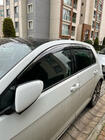 Volkswagen Golf 6 2008–2014 Vindafvisere til vinduer med kromliste HB (4 stk., Sunplex Steinless) foto 2