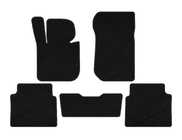 BMW 3-serie E36 1990–2000 Premium tekstilmåtter (Sort) foto 2
