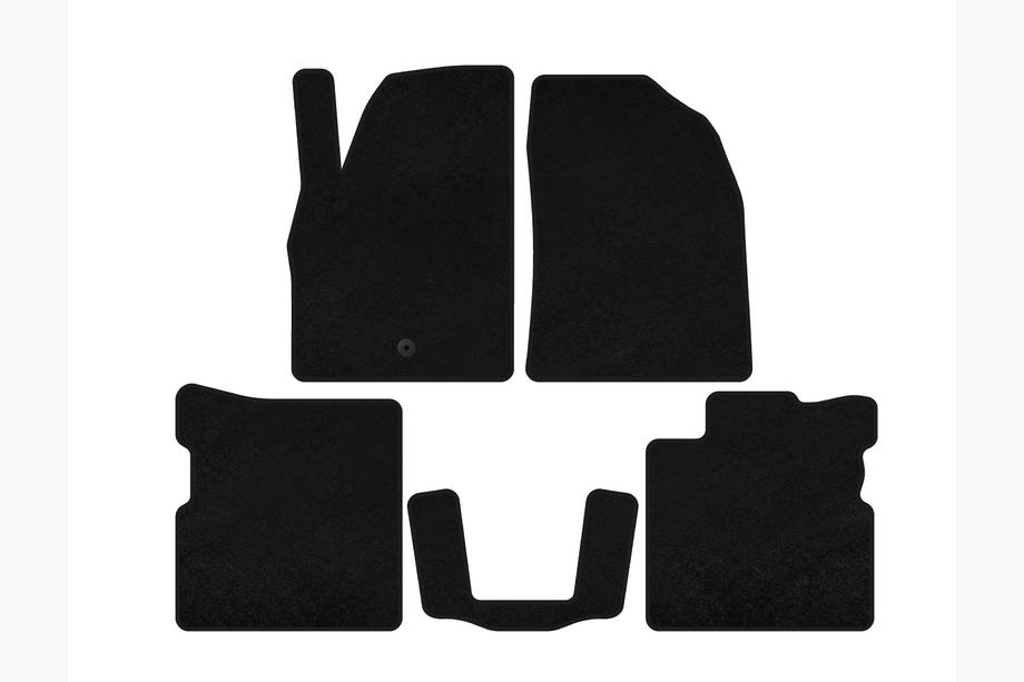Chevrolet HHR 2005–2011 Premium tekstilmåtter (Sort) Image
