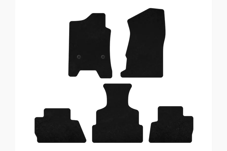 Chevrolet Tahoe 2014–2019 Tekstilmåtter Premium (2014-2020, Sort) Image
