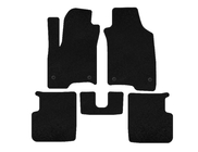 Fiat Panda 2011–2023 Premium tekstilmåtter (Sort) foto 1