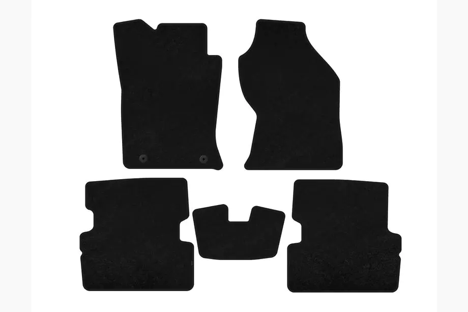 Ford Focus I 1998–2005 Tekstilmåtter Premium (2001-2005, SW, Sort) Image