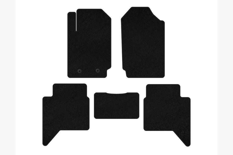 Ford Ranger 2011–2022 Premium tekstilmåtter (Sort) Image
