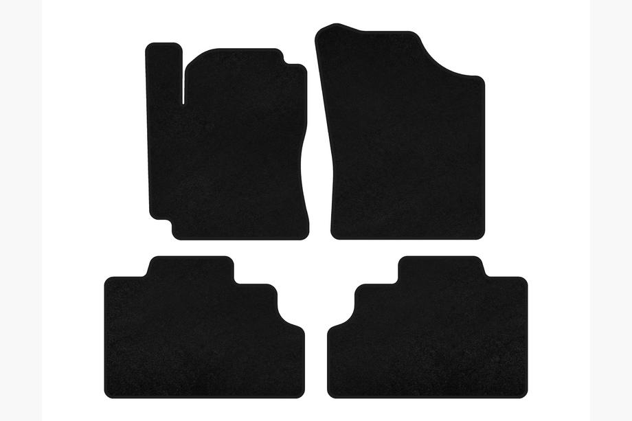 Geely CK-2 2008–2016 Premium tekstilmåtter (SD, sort) Image