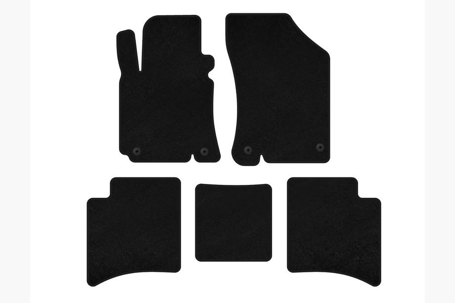 Geely MK Cross 2010–2016 Premium tekstilmåtter (Sort) Image