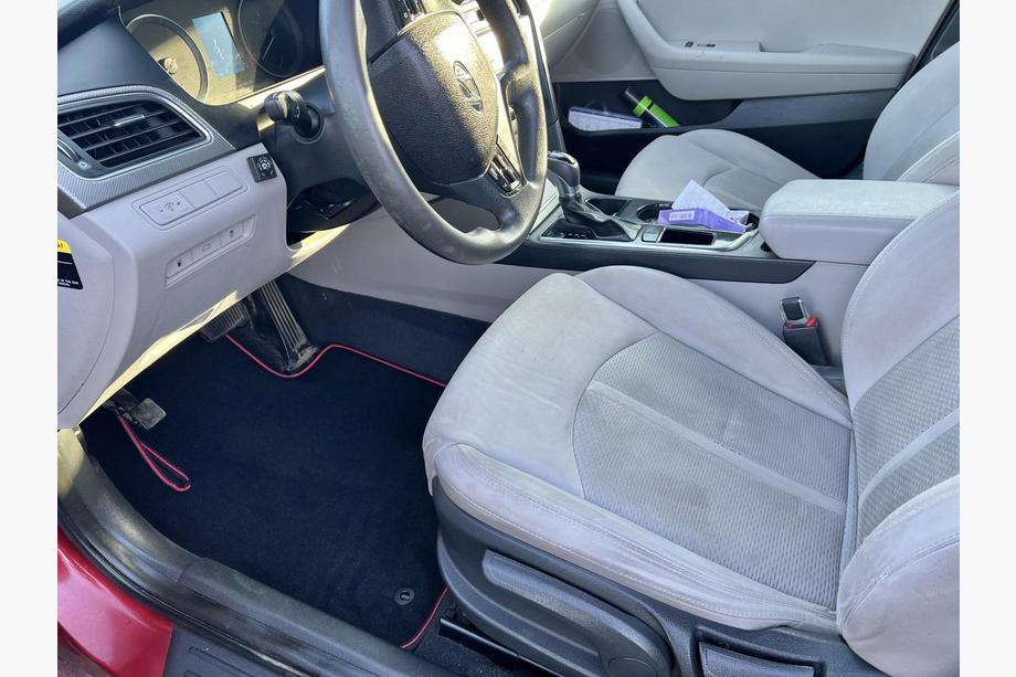 Hyundai Sonata LF 2014–2019 Premium tekstilmåtter (Sort) Image