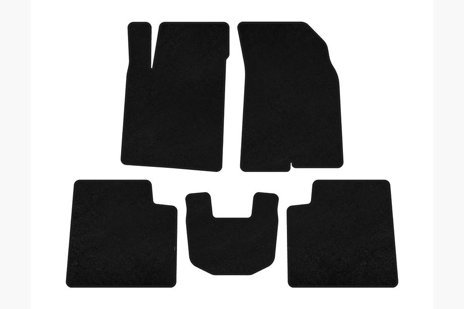 Kia Opirus 2003–2010 Premium tekstilmåtter (sorte) Image