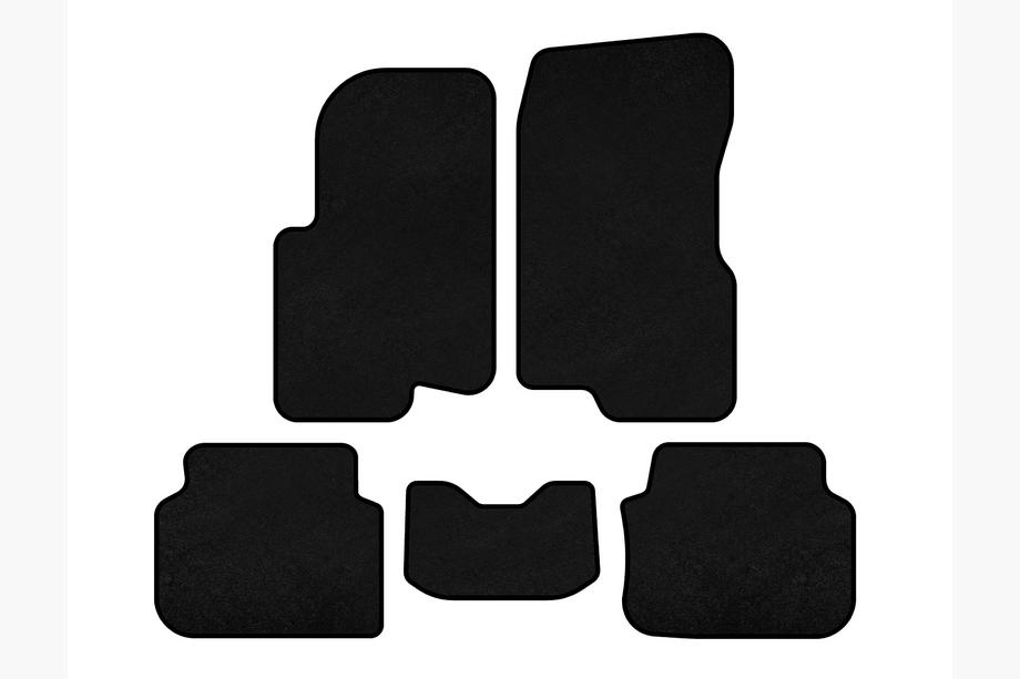 Smart 1998–2007 Tekstilmåtter Premium (2003-2007, Forfour, sorte) Image