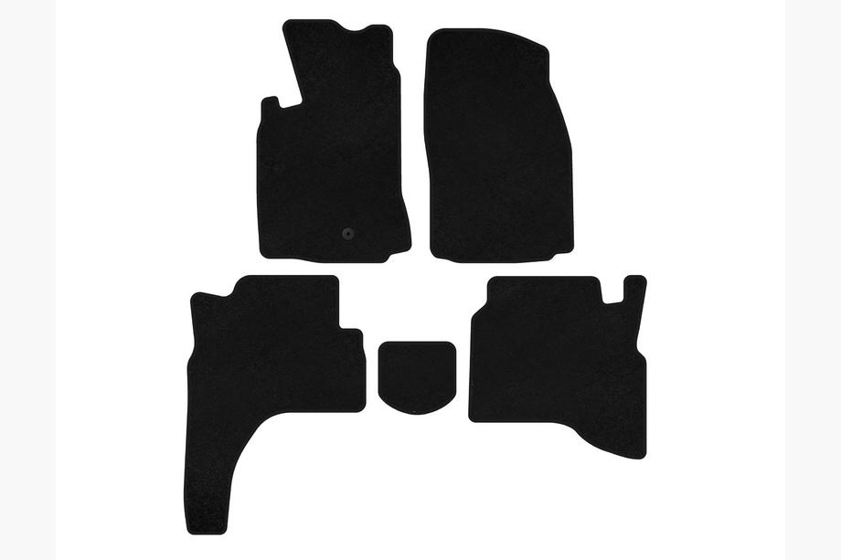 Mitsubishi Pajero Sport 1996–2007 Premium tekstilmåtter (Sort) Foto 1