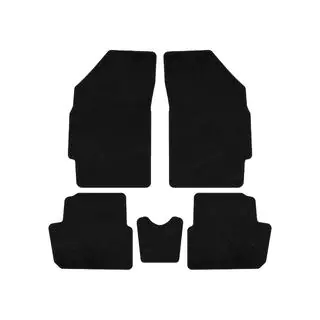 Premium tekstilmåtter (HB, Sort)
