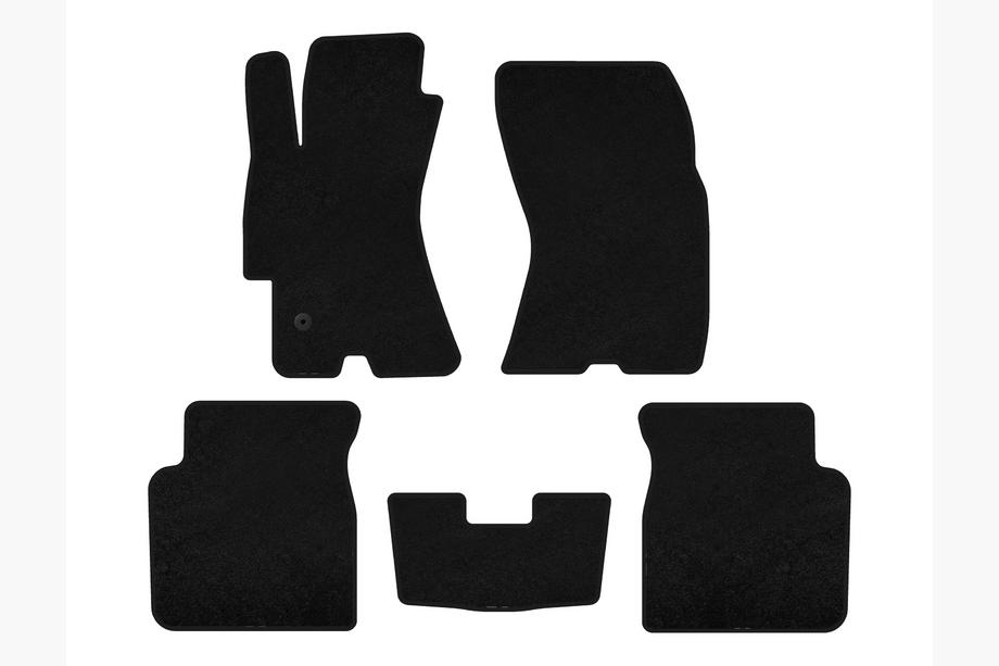 Subaru Outback 2005–2009 Premium tekstilmåtter (Sort) Image