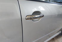 Skoda Fabia 2000–2007 Dørgrebsafdækninger (4 stk., rustfrit stål) Carmos - Tyrkisk stål foto 3