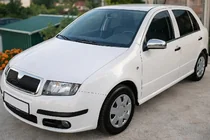 Skoda Fabia 2000–2007 Spejlkapper 2006↗ (2 stk., rustfrit stål) foto 1
