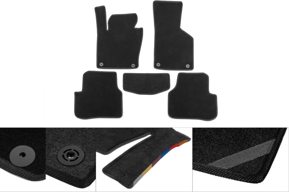 Kia Sportage 2021– Tekstilmåtter Classic (sorte) Image