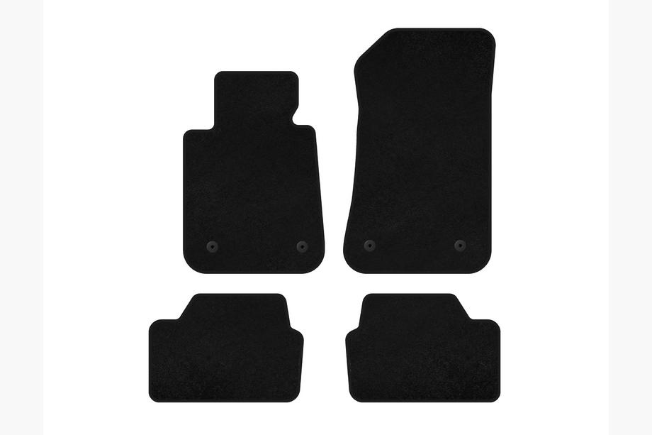 BMW 1-serie E81/E82/E87/E88 2004–2011 Tekstilmåtter Classic (Sort) Image