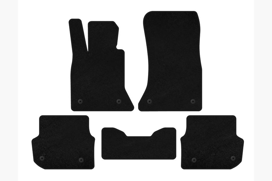 BMW 5-serie F10/F11 2010–2016 Tekstilmåtter Classic (til F-11, sort) Image