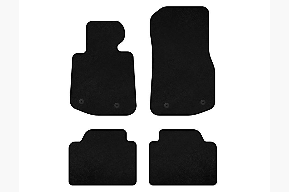BMW 4-serie F32/F33/F36 2012–2020 Tekstilmåtter Classic V2 (Sort) Image