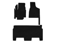 Dodge Grand Caravan V 2008–2020 Tekstilmåtter Classic (2008-2020, 2 rækker, 8-personers/SXT-udstyrsniveau, sort) foto 1