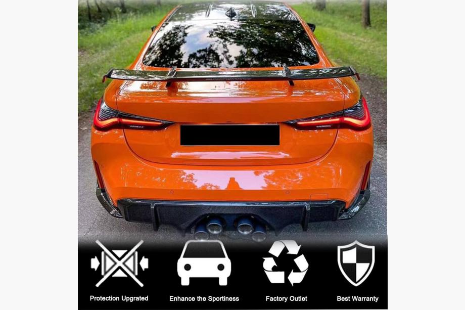 BMW 3-serie G20/G21 2018– Spoiler V1 (til G80, kulfiber) Foto 4