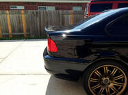 BMW 3-serie E46 1998–2006 Bagklapspoiler Carbon V2 (Coupe) foto 4