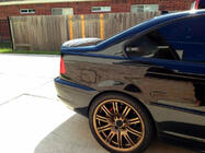 BMW 3-serie E46 1998–2006 Bagklapspoiler Carbon V2 (Coupe) foto 5