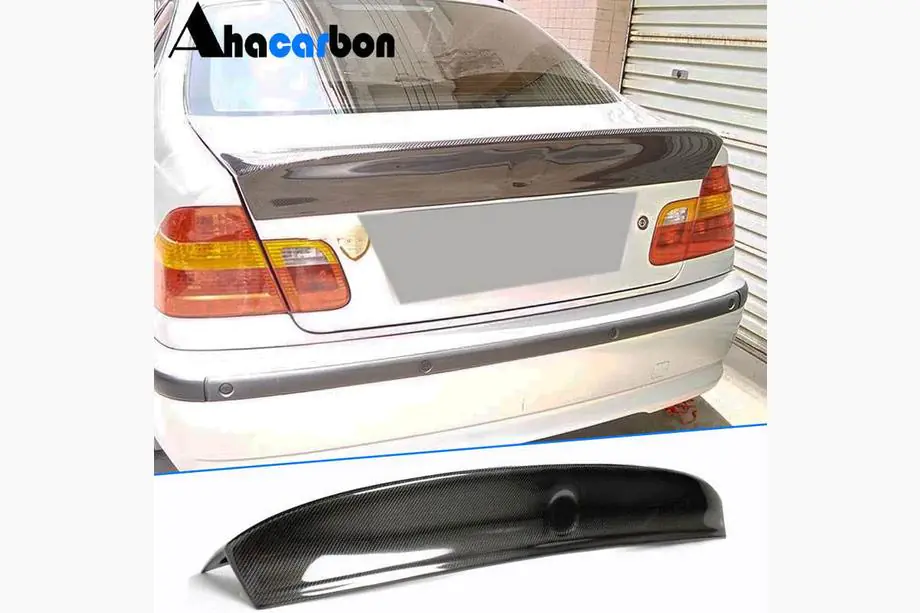 BMW 3-serie E46 1998–2006 CSL-Style spoiler (til SD, kulfiber) Image