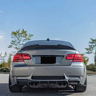 PSM-Style V1 spoiler (til E90, carbon) foto 4