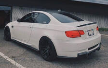 BMW 3-serie E90/E91 2005–2011 Bagklapspoiler i kulfiber V5 (Coupe) foto 5